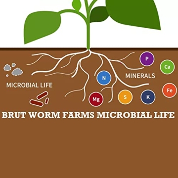 Brut Organic Worm Castings - 30 Lb for Vibrant Gardens