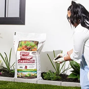 Brut Organic Worm Castings - 30 Lb for Vibrant Gardens