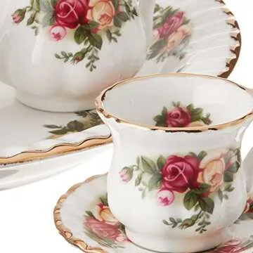 Royal Albert Old Country Roses 9-Piece Tea Set Gift