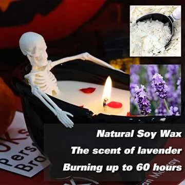 Halloween Skeleton Candle - Unique Halloween Decoration