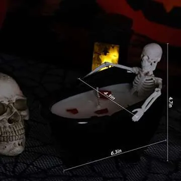 Halloween Skeleton Candle - Unique Halloween Decoration