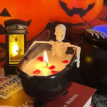 Halloween Skeleton Candle - Unique Halloween Decoration