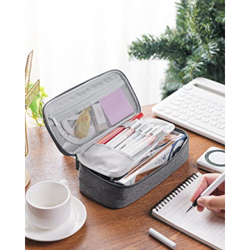 YOKUMA Large Capacity Pencil Case for School and Travel