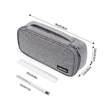 YOKUMA Large Capacity Pencil Case for School and Travel