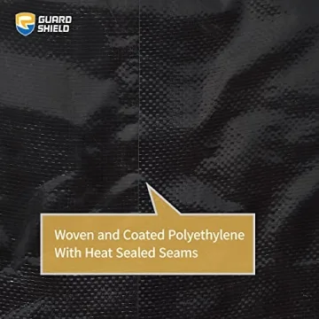 GUARD SHIELD Waterproof Black Tarp for All-Purpose Use