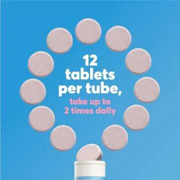 Nuun Hydration Vitamins Electrolyte Tablets, Mixed Fruit, 5 Essential Electrolytes for Hydration + Vitamin A, B6, C, D, E, with Magnesium, Vegan, Non-GMO, 4 Pack (48'Servings)