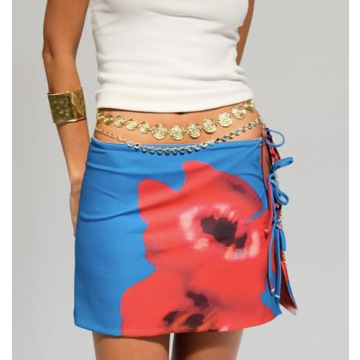 Women Floral Y2K Pencil Mini Skirt - Stylish & Versatile