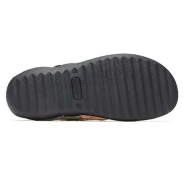 Rockport Cobb Hill Women's Ramona-CH Flat Sandal - Comfortable Everyday Wear in Bronze