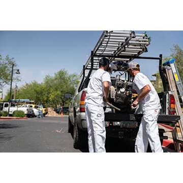 Dickies mens Relaxed-fit Painter's work utility pants, White, 36W x 30L US