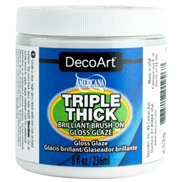 DecoArt Triple Thick Gloss Glaze - Vibrant High-Gloss Finish