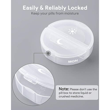 TookMag Pill Organizer for Daily Vitamins and Supplements