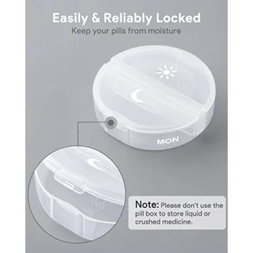 TookMag Pill Organizer for Daily Vitamins and Supplements