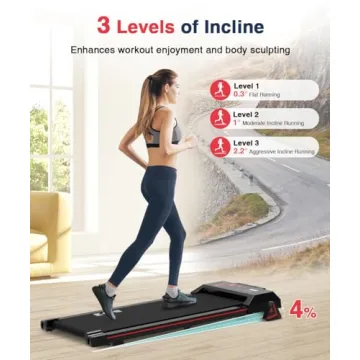 Redliro Walking Treadmill - Compact Under-Desk Fitness Machine