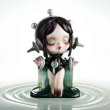 POP MART SKULLPANDA The Sound Series Figures, SKULLPANDA Blind Box Figures, Random Design Action Figures Collectible Toys Home Decorations, Holiday Birthday Gifts, Single Box