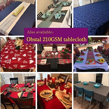 Obstal Waterproof PVC Tablecloth for Every Occasion