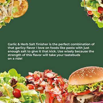 Garlic & Herb Salt Finisher by Flavor God for Healthy Cooking