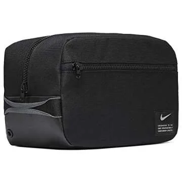 NIKE CQ9470 Utility Gym Bag Unisex-Adult Black/Black/Enigma Stone 1SIZE