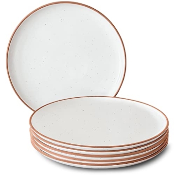 Mora Ceramic Dinner Plates Set of 6 for Mindful Dining