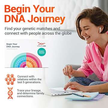 FamilyTreeDNA Family Finder, Ancestry & DNA Test Kit, Discover Your Origins & Unlock Your Geographic...