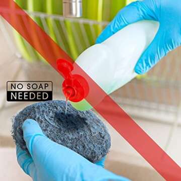 SCRUBIT Steel Wool Soap Pads for Effortless Cleaning