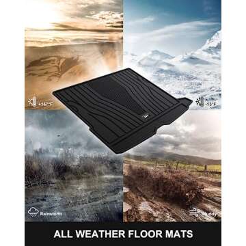 3W Custom Fit Cargo Liner for Benz GLC 2016-2022