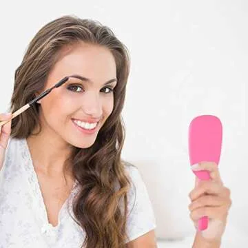 Compact Jetec Handheld Travel Makeup Mirror - 8 Color Set