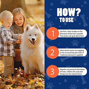 EasyGroomer Deshedding Brush for All Pets - Reduces Shedding