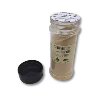 EZ Botanicals Springtail & Isopod Food - All Natural - 4oz Shaker Container - Feed Your Springtails The Best Food Possible! - 100% Natural Springtail Food Mix