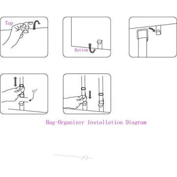 Shop INOGIH Over-the-Door Bag Organizer for 20 Bags