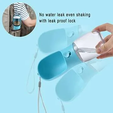 Cibaabo Portable Dog Water Bottle and Food Container