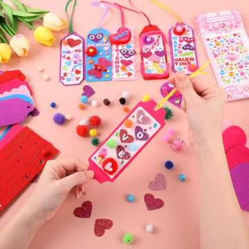 Valentine's Day DIY Craft Kit for Kids - 401 PCS