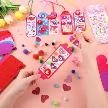 Valentine's Day DIY Craft Kit for Kids - 401 PCS