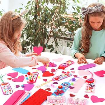 Valentine's Day DIY Craft Kit for Kids - 401 PCS