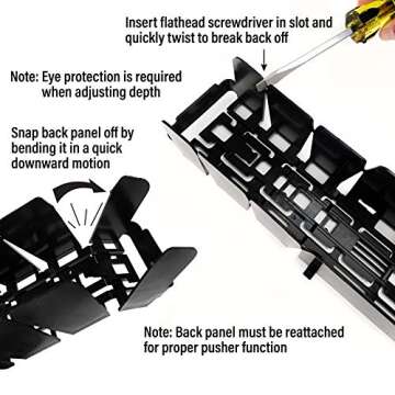 Display Technologies Fridge Organizer & Soda Can Dispenser for Refrigerator - Drink Dispenser & Refrigerator Storage (2-Pack)