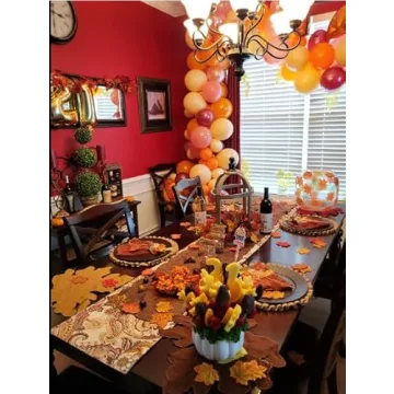 Jiesky 360 Pcs Artificial Maple Leaves for Fall Decor