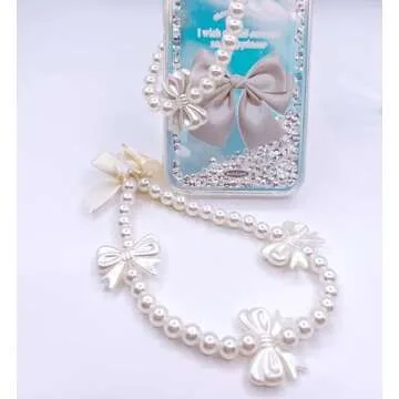 Cute Kawaii Beaded Phone Lanyard for Women Girls