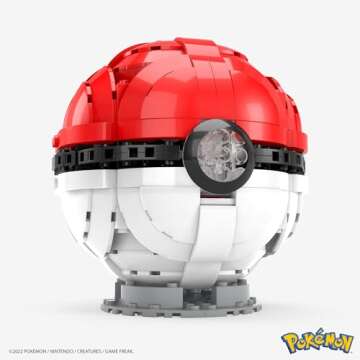 Mega Construx Pokémon Jumbo Poké Ball Construction Set, Building Toys for Kids, 1 piece