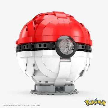 Mega Construx Pokémon Jumbo Poké Ball Construction Set, Building Toys for Kids, 1 piece