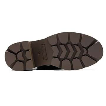 DREAM PAIRS Women's Stylish Chelsea Platform Boots