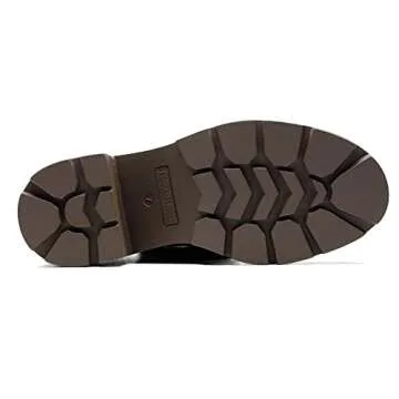 DREAM PAIRS Women's Stylish Chelsea Platform Boots