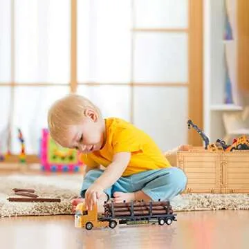 iPlay, iLearn Construction Toy Set for Kids - 54 Pieces