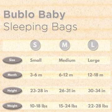 Baby Wearable Blanket, Breathable Cotton Sleep Sacks for 6-12 Months, 2 Pack Unisex Sleeping Bag Sack, Medium Size, 2-Way Zipper, 0.5 Tog