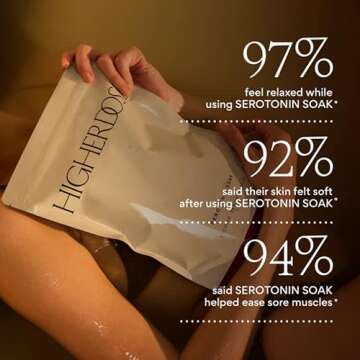 HigherDOSE Serotonin SOAK - Potent Magnesium Flakes with Stress Relief Essential Oils & Apple Cider ...