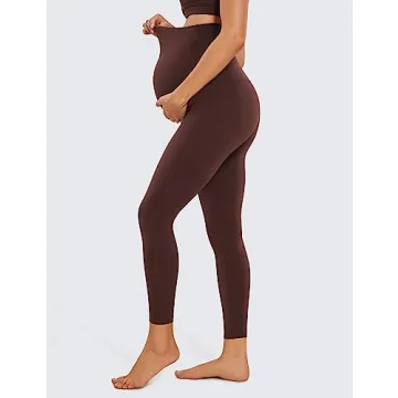 Soft High-Waisted Maternity Leggings for Active Moms