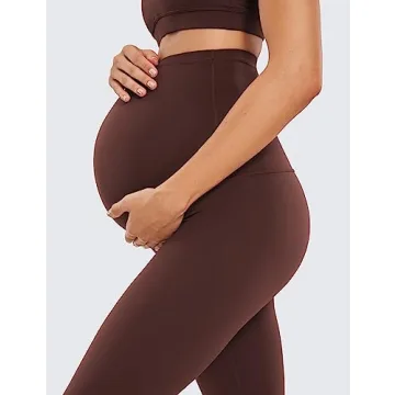 Soft High-Waisted Maternity Leggings for Active Moms