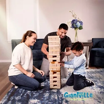 Giantville Giant Tumbling Timber Toy - Fun for All Ages!
