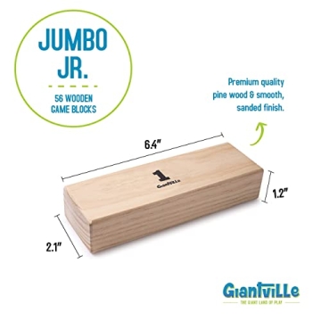 Giantville Giant Tumbling Timber Toy - Fun for All Ages!