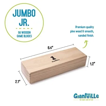 Giantville Giant Tumbling Timber Toy - Fun for All Ages!