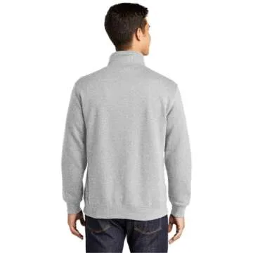 SPORT-TEK Men's 1/4 Zip Sweatshirt - Comfort & Style