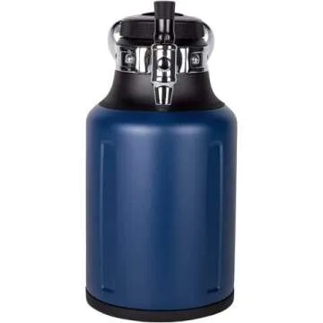 GrowlerWerks 64 oz Carbonated Growler for Beverages